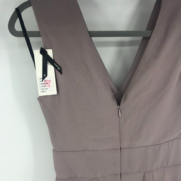 Flaw* TFNC Zana Pleated Bridesmaid Maxi Microchip - Picture 3 of 6